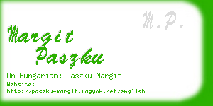 margit paszku business card